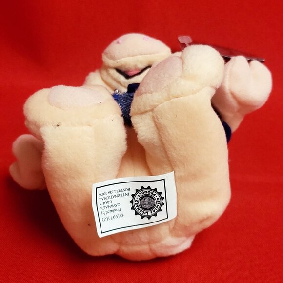 Vintage Harley Davidson Punky Hog Pig Bean Bag Plush Figure Doll 1997 - Picture 4 of 11